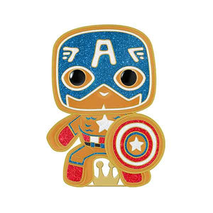 Marvel Comics - Captain America Gingerbread Enamel Pop! Pin