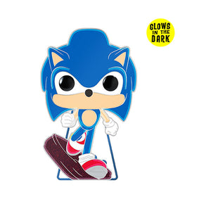 Sonic the Hedgehog - Sonic Glow 4" Enamel Pop! Pin