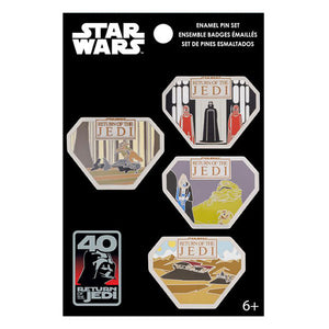 Star Wars: Return of the Jedi (40th Anniversary) Enamel Pins - Set of 4