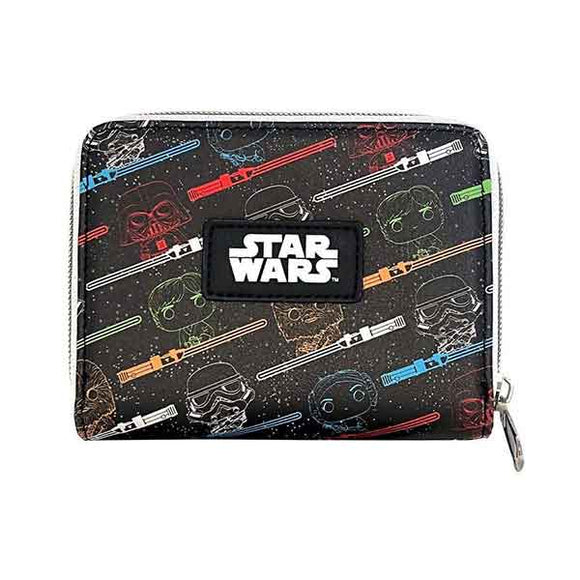 Star Wars - Characters Lightsaber Zip Wallet Purse