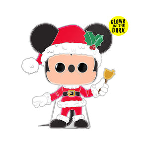 Disney - Mickey Mouse Holiday Glow 4" Enamel Pop! Pin