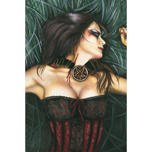 Gothic Fantasy - Vampire Girl Poster