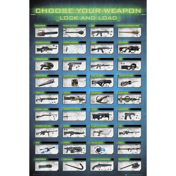 Gaming - Choose Your Weapon Poster