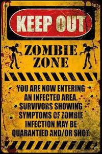 Zombie Zone - Keep Out Poster