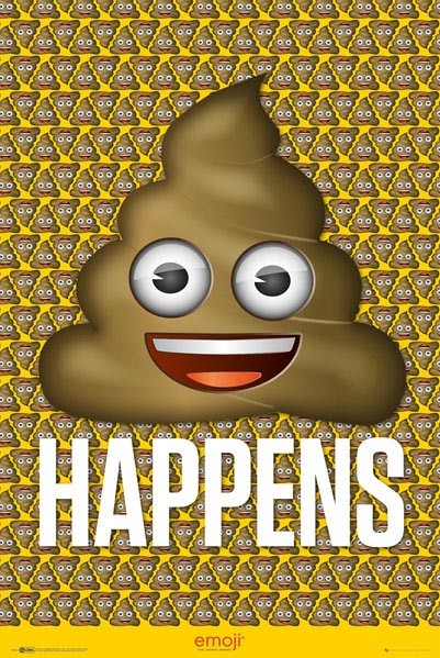 Emoji Poo - Shit Happens Poster