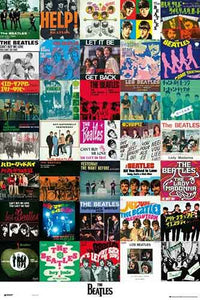 The Beatles Singles Poster