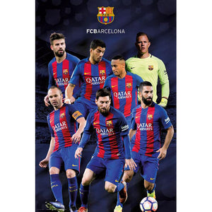 Soccer: Barcelona FC - Players 2017 Poster