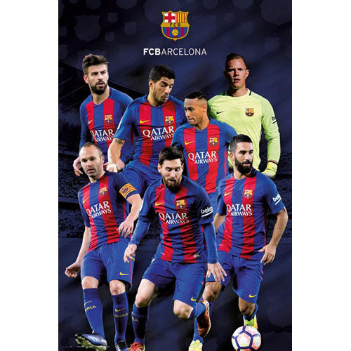 Soccer: Barcelona FC - Players 2017 Poster