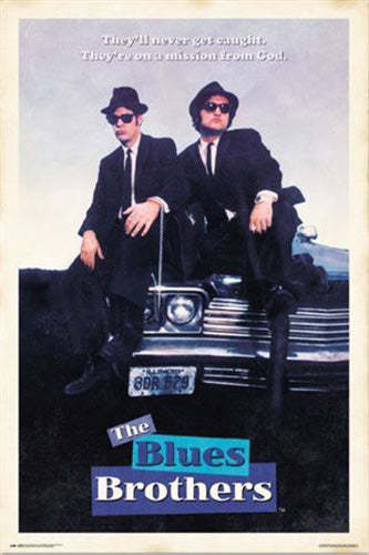 The Blues Brothers - Car Poster