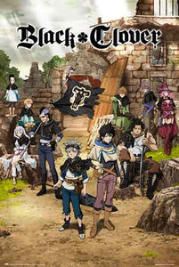 Black Clover Black Bull Squad and Yuno Poster