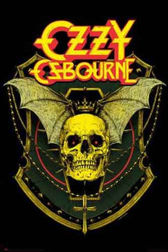 Ozzy Osbourne - Skull Poster