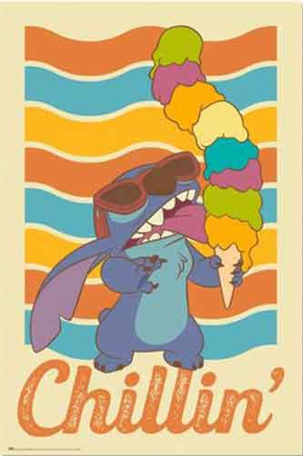 Lilo & Stitch - Chillin' Poster