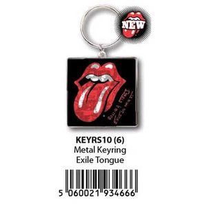 The Rolling Stones - Tongue Exile On Main Street Keychain