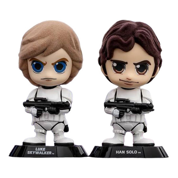 Star Wars - Luke & Han (Stormtrooper Disguise) Cosbaby Figure Set