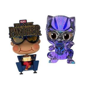 Black Panther (2018) - Movbi & Black Panther Cosbaby Figure Set