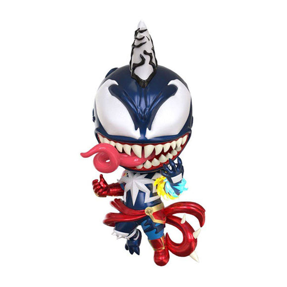 Spider-Man Maximum Venom - Venomized Captian Marvel Cosbaby Figure