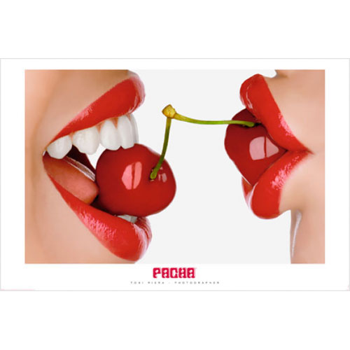 Pacha - Lips Cherries Poster