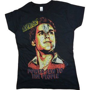 Dexter - Power-Saw Black T-Shirt (Female Size XL)