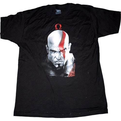 God of War - Kratos & Omega Symbol T-Shirt (Unisex Size S)