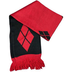 DC Comics - Harley Quinn Diamond Pattern Scarf