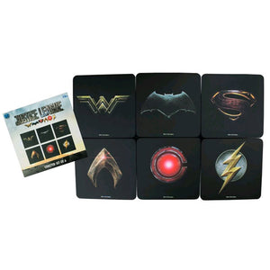 Justice League (2017) - Full Team Logo Coaster - Set of 6