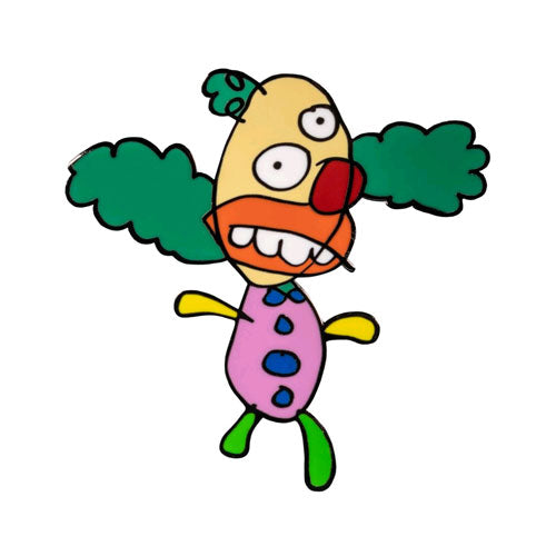 The Simpsons - Krusty the Clown Sketch Enamel Pin