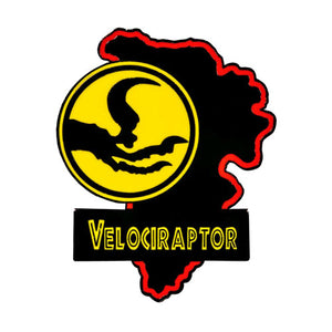 Jurassic Park - Velociraptor Map Enamel Pin