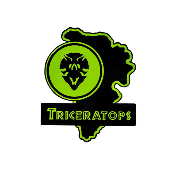 Jurassic Park - Triceratops Map Enamel Pin