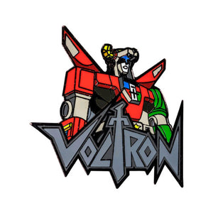 Voltron - Voltron Bust with Logo Enamel Pin