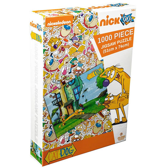 CatDog - Yard 1000 piece Jigsaw Puzzle