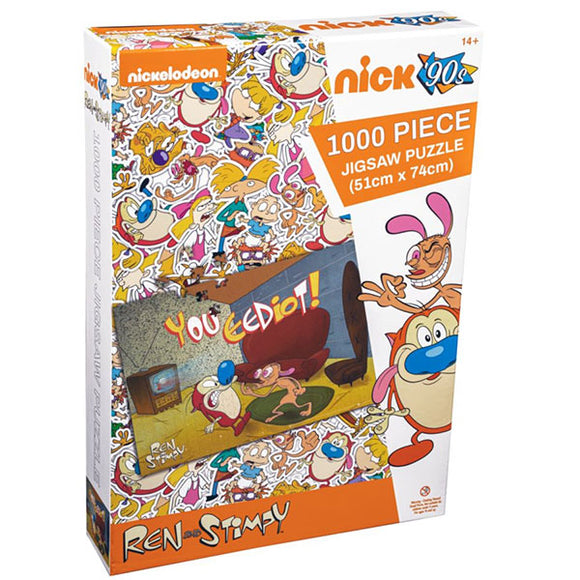 Ren and Stimpy - You Eediot 1000 piece Jigsaw Puzzle