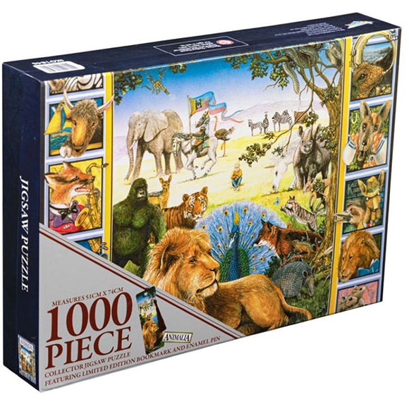 Animalia - Book Cover 1000 piece Jigsaw Puzzle