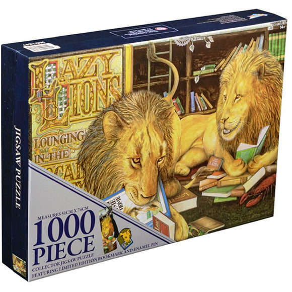 Animalia - Lazy Lions 1000 piece Jigsaw Puzzle