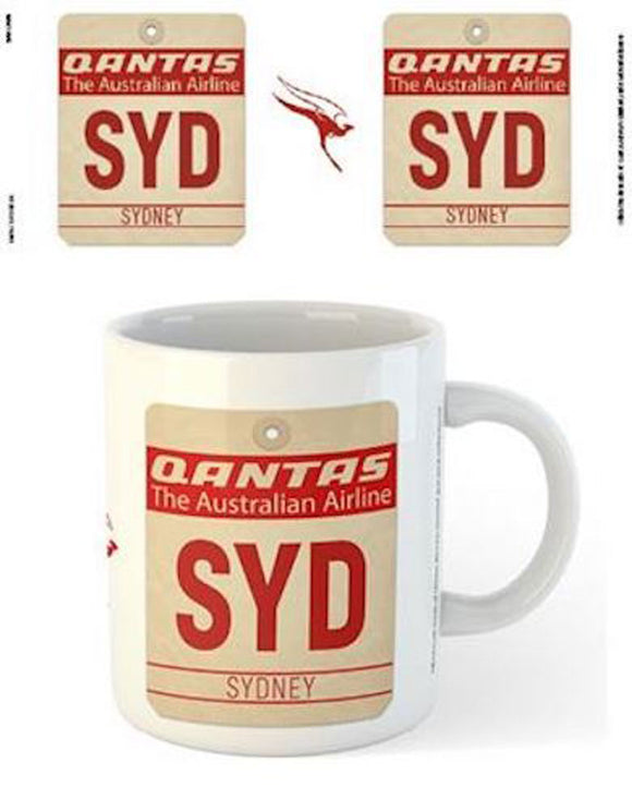 Qantas - SYD Airport Code Tag