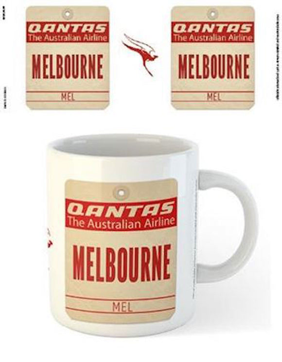 Qantas - Melbourne Destination Tag Mug