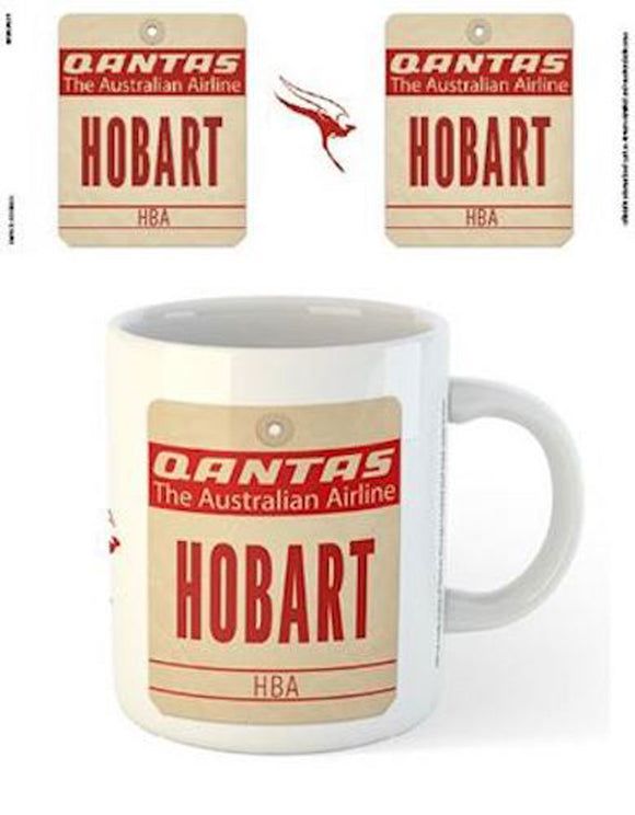 Qantas - Hobart Destination Tag