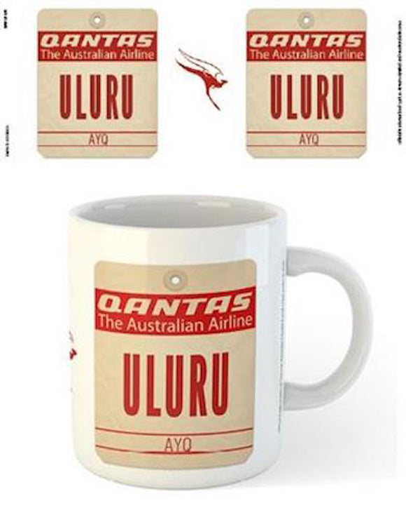 Qantas - Uluru Destination Tag Mug