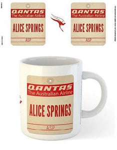 Qantas - Alice Springs Destination Tag Mug