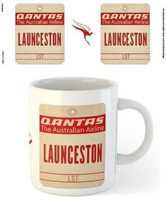 Qantas - Launceston Destinaton Tag Mug
