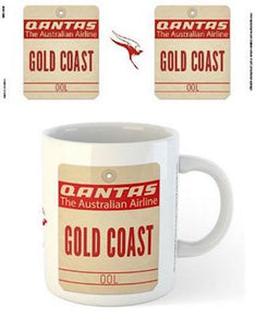 Qantas - Gold Coast Destination Tag Mug