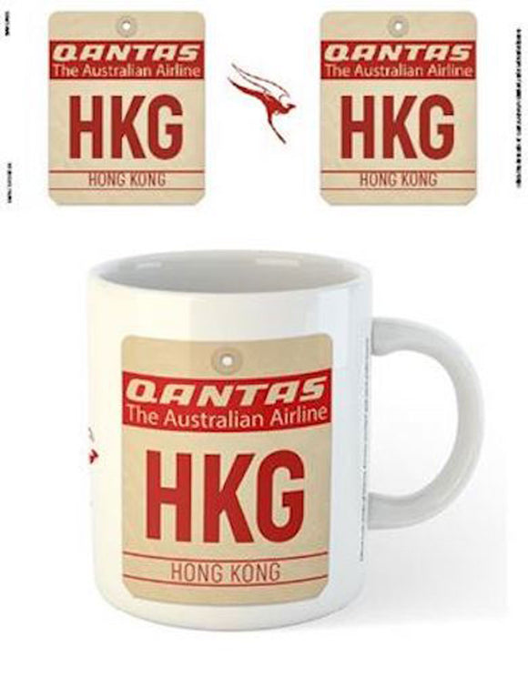 Qantas - HKG Destination Tag