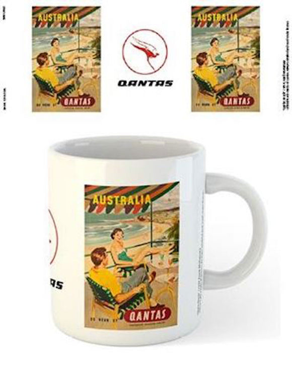 Qantas - Beach Mug