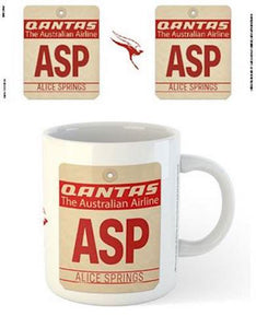 Qantas - ASP Airport Code Tag Mug
