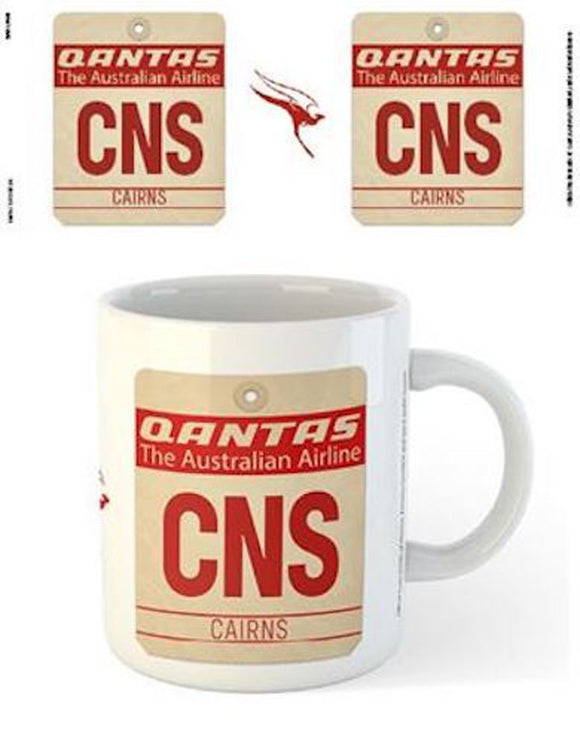 Qantas - CNS Airport Code Tag (Cairns)