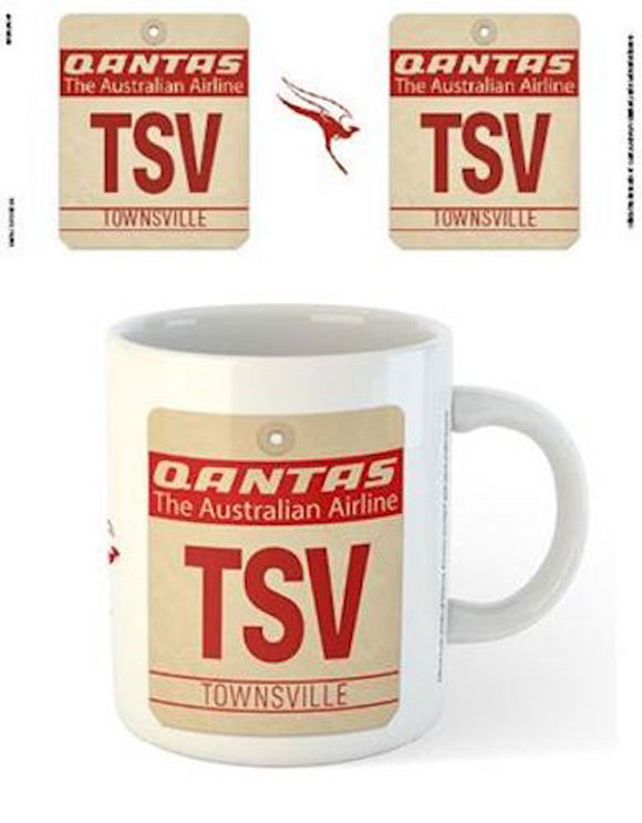 Qantas - TSV Airport Code Tag Mug