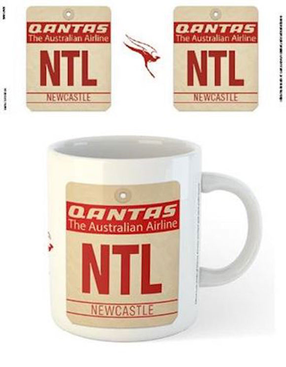 Qantas - NTL Airport Code Tag Mug