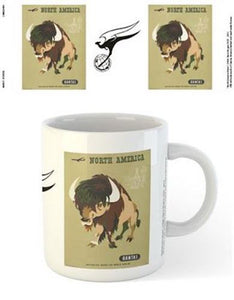 Qantas - North America Bison Mug