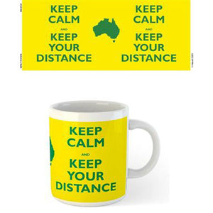 Keep Calm And Keep Your Distance Mug