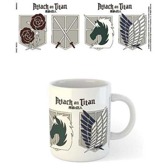 Attack On Titan - Icons Mug