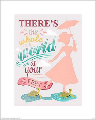 Mary Poppins Returns - World At Your Feet 40 x 50cm Art Print